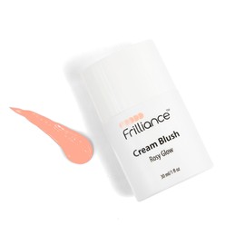 Frilliance Hydrating Cream Blush, Sheer Rosy Glow Tint, Cruelty Free Hypoallergenic for Teens of All Skin Types, 30 ml / 1 fl oz