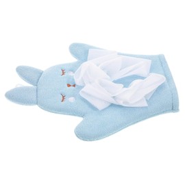 ORFOFE Bath Gloves Adorable Design Double-Sided Exfoliating Mitt for Gentle Body Scrubber for Sensitive Skin for Bathing and Cleaning