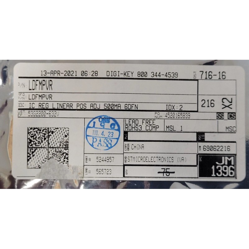 STMicroelectronics (10 PCS) LDFMPVR STMICROELECTRO