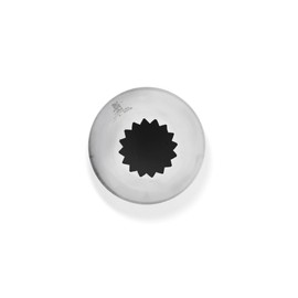 de Buyer - Petit Fours Tülle aus Edelstahl - 16 Zähne, Durchmesser 1,4 cm - 2116.14