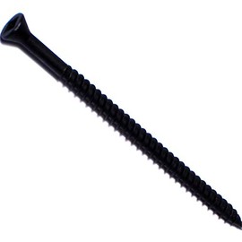 Hard-to-Find Fastener 014973458782 Square Trim Drywall Screws, 8 x 3, Piece-20, Black