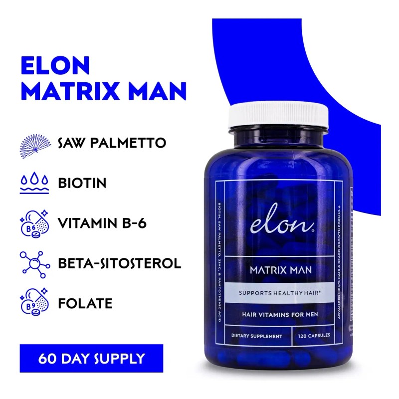 Vitaminas Crecimiento Cabello Elon Matrix Man