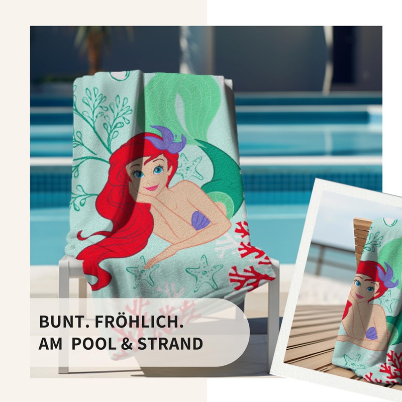 MTOnlinehandel Children's Bath Towel, 70 x 140 cm, 100% Cotton,