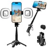 3-in-1 Mini Phone Tripod, Selfie Stick and Phones Holder, Tripods