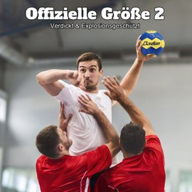 pwavum Handball Size 2 Training Ball and Play Ball, Handball Training Ball for Children, Teenagers and Adults