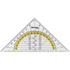 Westcott Set Square, Plastic, 14 cm, Transparent, Other Styles Available 1 Items