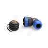 HangTon HE29 2 Pin Plastic Waterproof Connector Threaded Outdoor Industrial