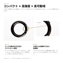 YARIE Split Ring, High Strength, Small Diameter, For Jigging, Pack of 100 (100 lbs)