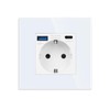 JIMEIDA Single Socket with USB 20 W Fast Charging White,