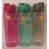 Water Bottle with Flip-top Lid, 24 OZ, (PACK OF 3) PURPLE