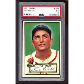 1952 Topps # 109 Ted Wilks Pittsburgh Pirates (Baseball Card) PSA PSA 5.00 Pirates