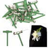 12pcs Boutonniere Pins for Men, T-Shaped Corsage Pins