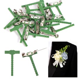 12pcs Boutonniere Pins for Men, T-Shaped Corsage Pins