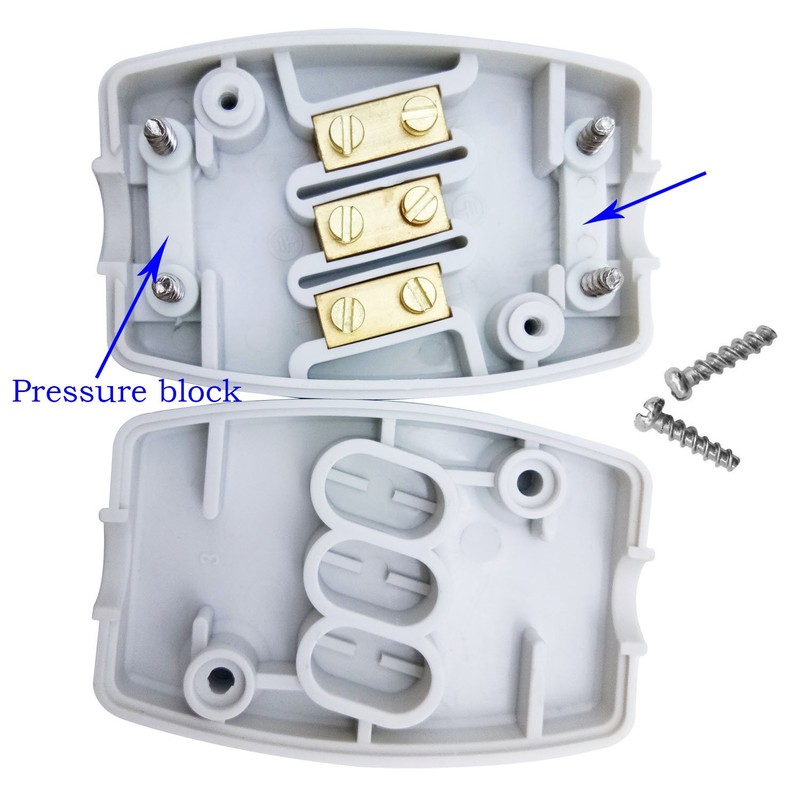 BlueXP 2 Pack Cable Connector 3 Terminals Flex Connector Use