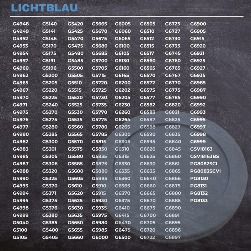 LICHTBLAU Rinse Chamber Seal 44 mm Rubber for Dosing Unit