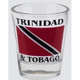 Trinidad & Tobago Flag Shot Glass