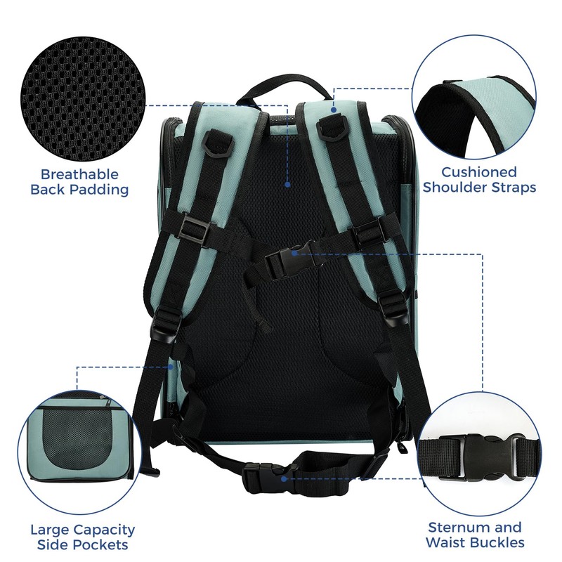 Apollo Walker Dog & Cat Carrier Backpack for 4-18lb Pets