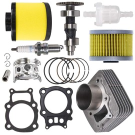 NICHE Cylinder Piston Camshaft Gasket Filter Kit for Honda Rancher TRX350 13112-HN5-670 15412-HM5-A10