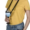 Beautyflier Wine Glass Insulator/Drink Holder/Neoprene Sleeve with Adjustable Neck Strap