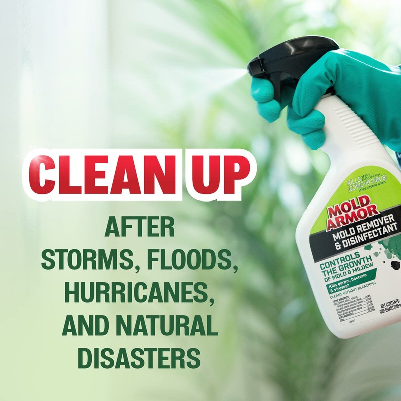 MOLD ARMOR Mold Remover & Disinfectant Cleaner, 32 oz. Spray