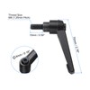 sourcing map 4pcs Clamping Lever Handles, M8 x 15mm Black
