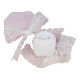 Liston De Encaje Rollo Algodon Fiesta Decoracion Moños 10 Mt
