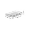 WOONEKY 2pcs Empty Magnetic Eyeshadow Palette Box with Transparent Cover