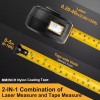 PREXISO 2-in-1 Laser Tape Measure - NOT Digital Tape -