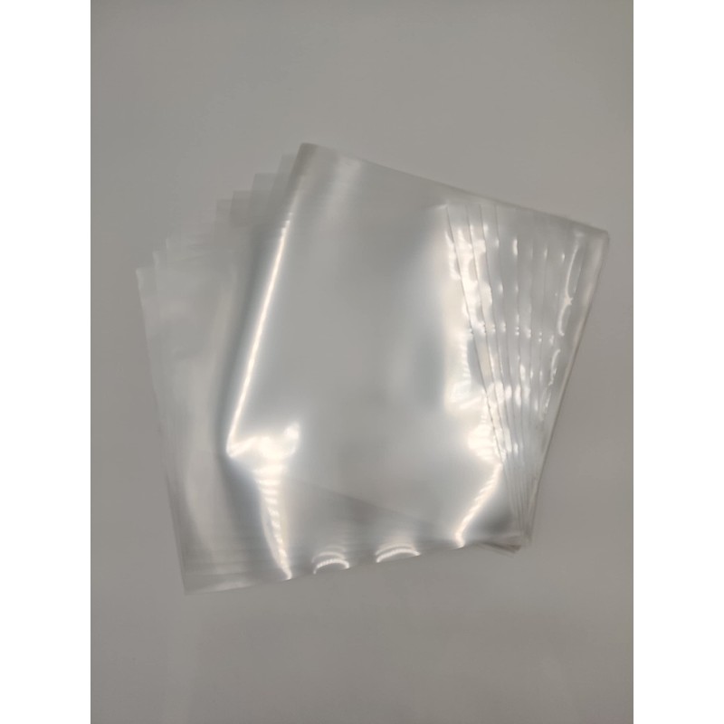 12" Premium Grade Record Sleeves 150 Micron Polypropylene - Produced