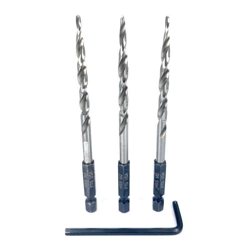 FTG USA Maximum Torque 3 Piece Same Size 3/16" (#10)