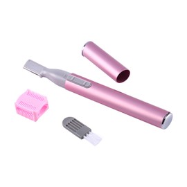 Akozon New Portable Electric Face Eyebrow Hair Body Blade Shaver r Trimmer Beauty Pink