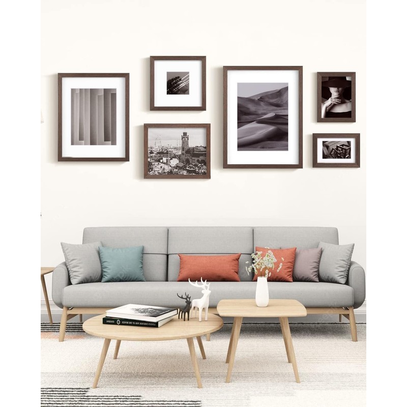 Egofine 11x14 Picture Frames Set of 4, Made of Solid