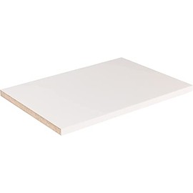 B&B HARDWARE White Cabinet Shelves Melamine - Custom Cut to Size - Ideal for Kitchen, Closet, & Garage Storage - Easy to Install - (17'' Depth x 40' Inches Length)