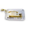 BinkeGG Acrylic Hand Crank Music Box with Sankyo Musical Mechanism