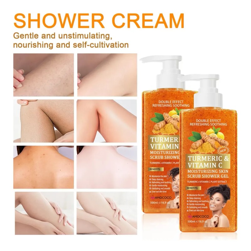 Gel De Ducha Con Vitamina C Exfoliante 2 Pzas