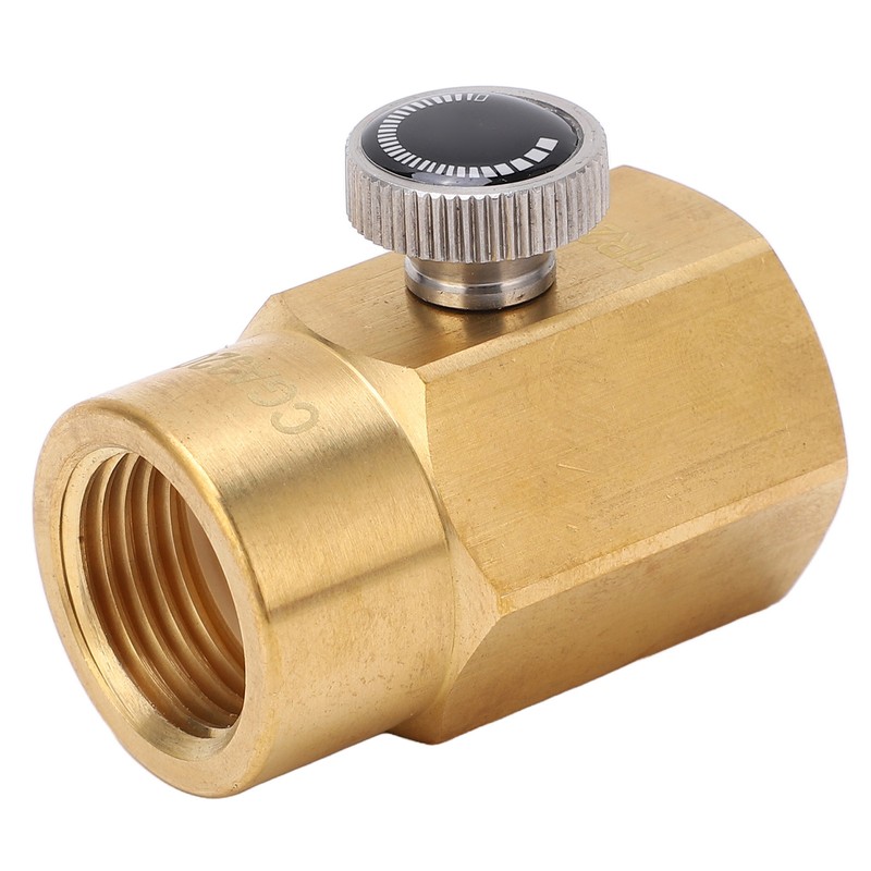 CO2 Cylinder Cartridge Adapter Household Soda Bottle Brass Refill Connector