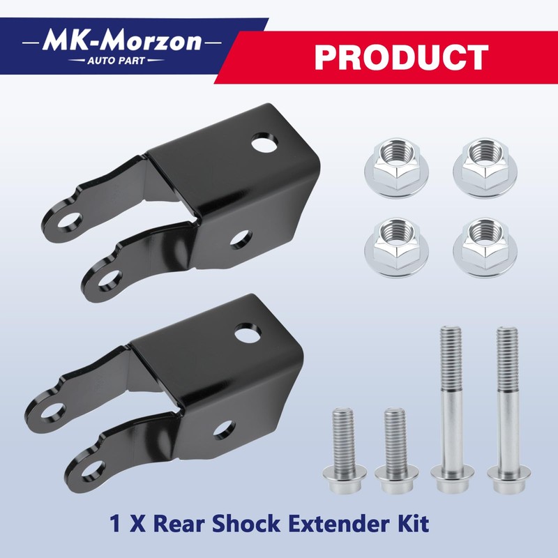 Rear Drop Shock Extenders Extensions for Lowering Trucks Kit Compatible
