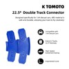 K TOMOTO Double Curved Track Pieces 22.5 Degree Banked Turn