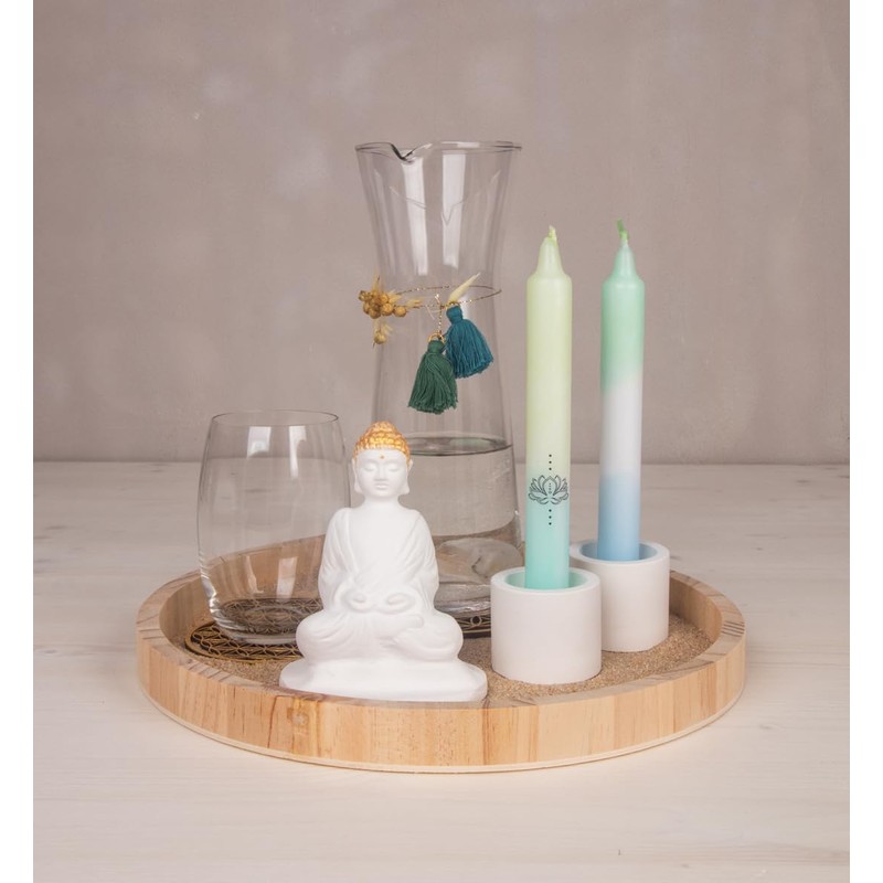 Rayher wooden tablet, natural wood, 30 cm Ø