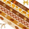 Threetols 6 Rolls 30 Yards Fall Ribbons, 3/8" Thanksgiving Grosgrain