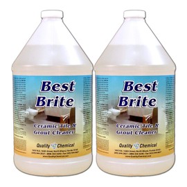 Quality Chemical Best Brite - Heavy-duty tile and grout cleaner with acid-2 gallon case