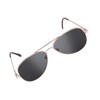 Kan.Do Aviator Sunglasses Alloy Frame Looking Behind Rear View Mirror