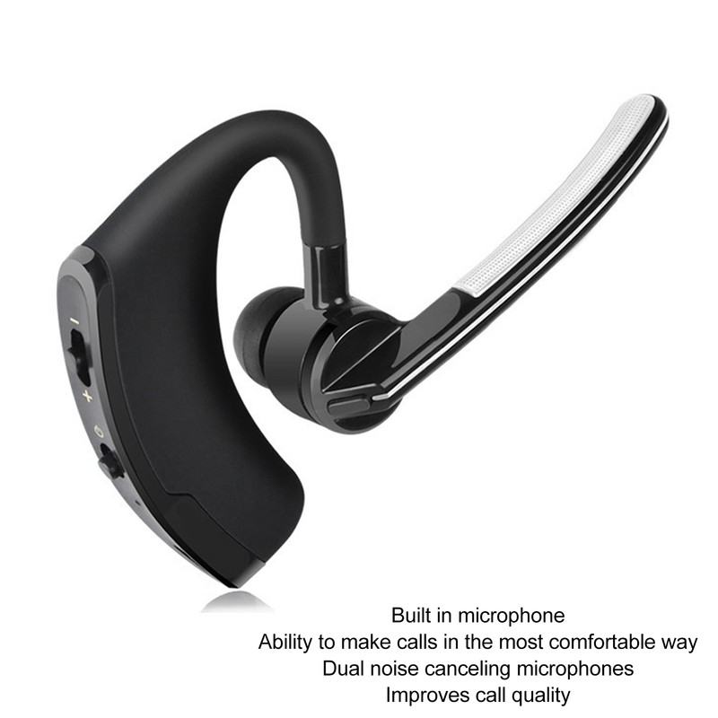 Bluetooth Earpiece Multifunction Noise Canceling Hands Free Call Built in