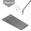 Mesee 10pcs Magnetic Screwdriver Bits Set, S2 Phillips Screwdriver 1/4