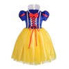 Dressy Daisy Vestido de Disfraz de Princesa Blanca Nieves para