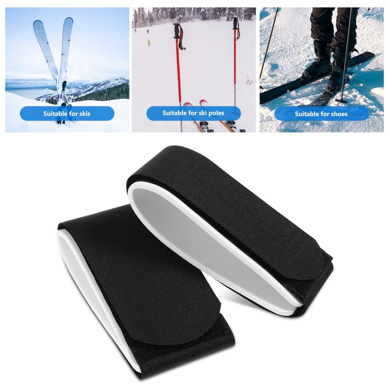 iplusmile 10pcs Ski Bands Ski Stock Bands Ski Bands Ski