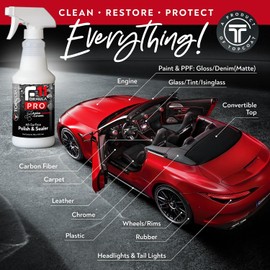 TopCoat F11PRO Starter Kit - The Most Advanced Water-Based Ceramic Coating for Cars, Motorcycles, and More - Includes 16 oz F11PRO Spray Bottle, 2 oz Travel Bottle, and 2 Microfiber Towels