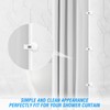 6 Pack Shower Curtain Clips Self Adhesive Shower Curtain Holder