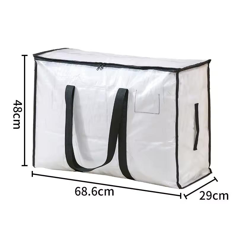 Transparent Storage Bag for Bedding and Clothing – Spacious Rectangular