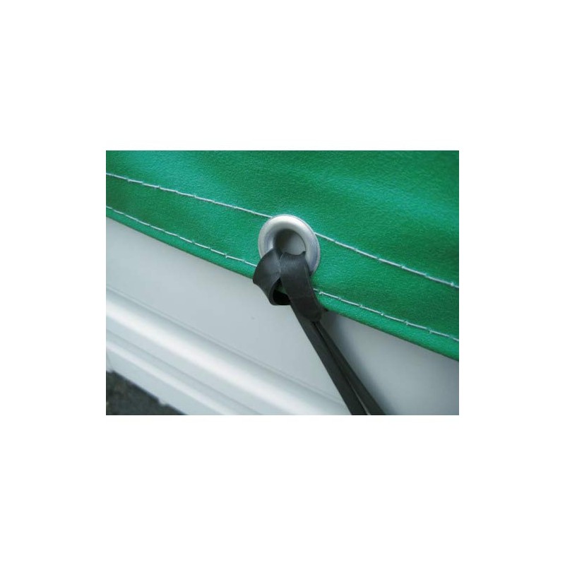 TRUSCO GR-2030KW-1 Rubber Rope Hardware with W Hook Buckle 0.8